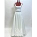 Rochie din tafta Duchesse ivory, cu decolteu patrat